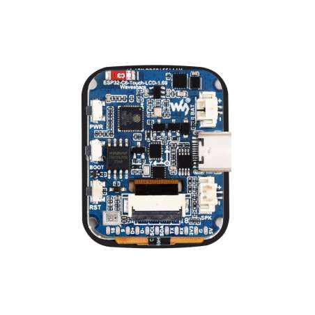 ESP32-C6 1.69inch Touch Display Dev.Board, 240×280 Wi-Fi6/BLE 5, 160MHz RISC-V  AI Speech (WS-31538)