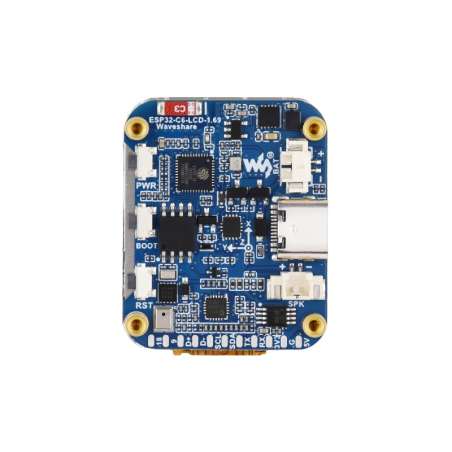 ESP32-C6 1.69inch LCD Dev.Board, 240×280 Wi-Fi6/BLE5, 160MHz RISC-V AI Speech (WS-31693)