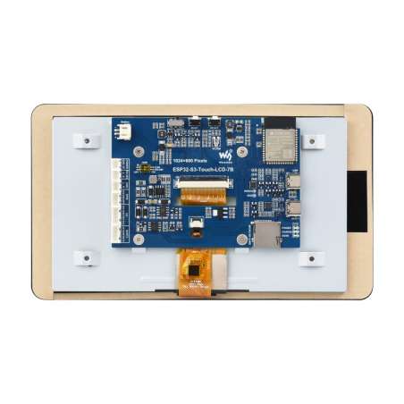 ESP32-S3 7inch Display Dev.Board Type B, 1024×600, Touch 32-bit LX7 Dual-core 240MHz WiFi/BT (WS-31726)