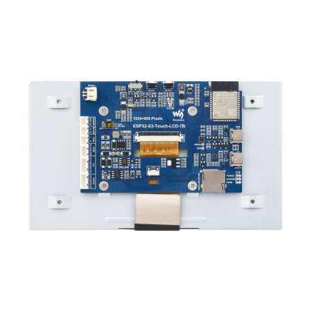 ESP32-S3 7inch Display Dev.Board Type B, 1024×600, 32-bit LX7 Dual-core 240MHz WiFi/BT (WS-31727)