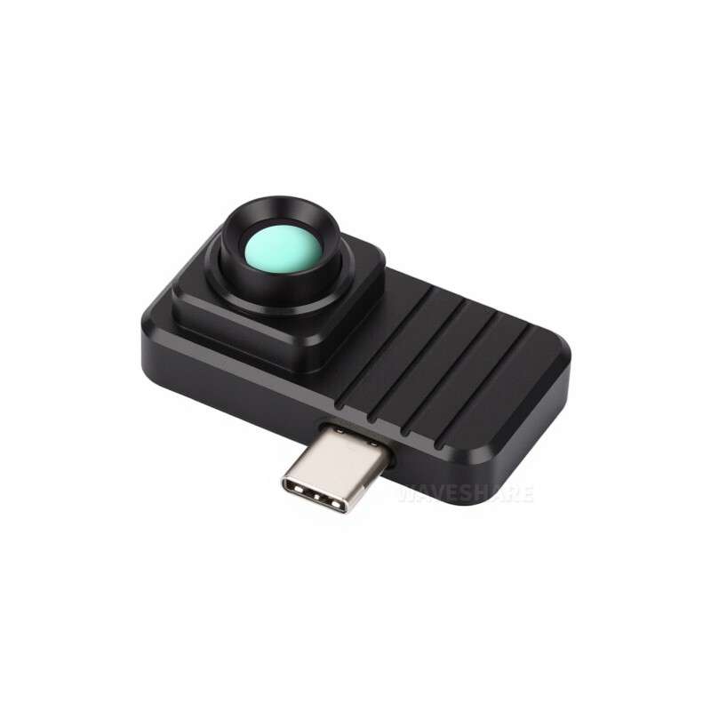 Smartphone IR Thermal Imaging Camera (C) USB-C 160×120 45° FOV, Aluminum Alloy Case (WS-31714)