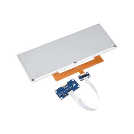 10.85inch e-Paper display, e-ink display, 1360 × 480, Black / White, SPI Interface (WS-29790)