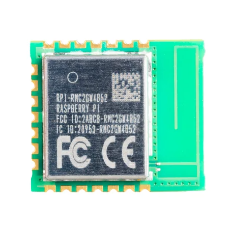 Raspberry Pi Radio Module RMC20452T  (SC1169) Onboard 2.4GHz Antenna, Castellated Edge Pads Design