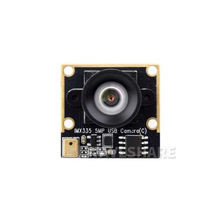 IMX335 5MP USB Camera (C), 2K Video Recording, Sensitivity In Low-Light, Wide Dynamic Range, Distortion-Free (WS-31824)