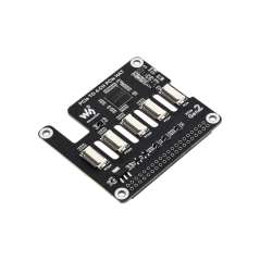 4-Ch PCIe FFC Adapter Board for Raspberry Pi 5, Expands PCIe To 4-Ch PCIe FFC,Stacking Multiple PCIe HATs (WS-31527)