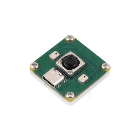 IMX378 12MP USB Camera (A), 30FPS Output, Low-Light Condition, Distortion-Free, Dual Microphones (WS-31672)