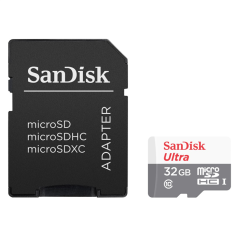 SDSQUNR-032G-GN3MA SanDisk ULTRA Micro SDHC 32GB 100 MB/s Class 10 UHS-I + Adaptér