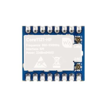 Core1121 HF Dual-Band LoRa Module, Low-Power LR1121 Transceiver, For Sub-GHz And 2.4GHz (WS-31900)