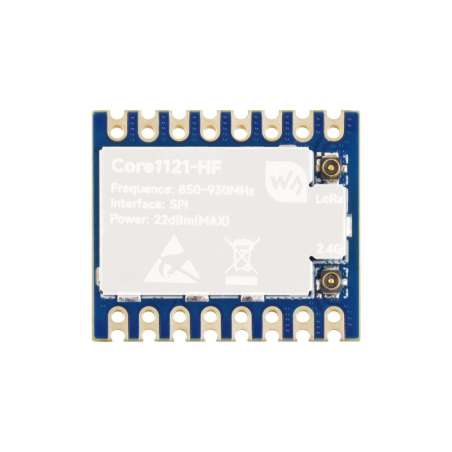 Core1121 HF Dual-Band LoRa Module, Low-Power LR1121 Transceiver, For Sub-GHz And 2.4GHz (WS-31899)