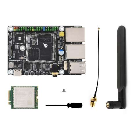 Luckfox Lyra Pi Linux Micro Dev.Board, Luckfox Core3506 Core Board, 8GB eMMC (WS-31893)