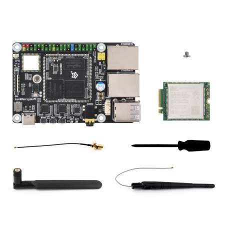 Luckfox Lyra Pi Linux Micro Dev.Board, Luckfox Core3506 Core Board, 8GB eMMC (WS-31895)