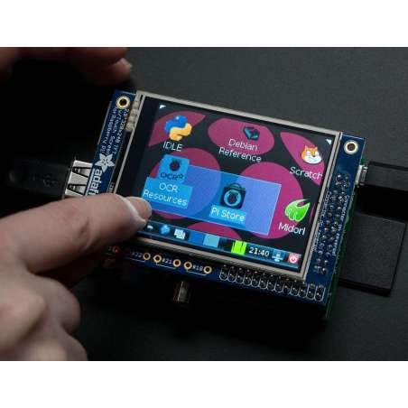 PiTFT Mini Kit  320x240 2.8" TFT+Touchscreen for Raspberry Pi (Adafruit 1601)