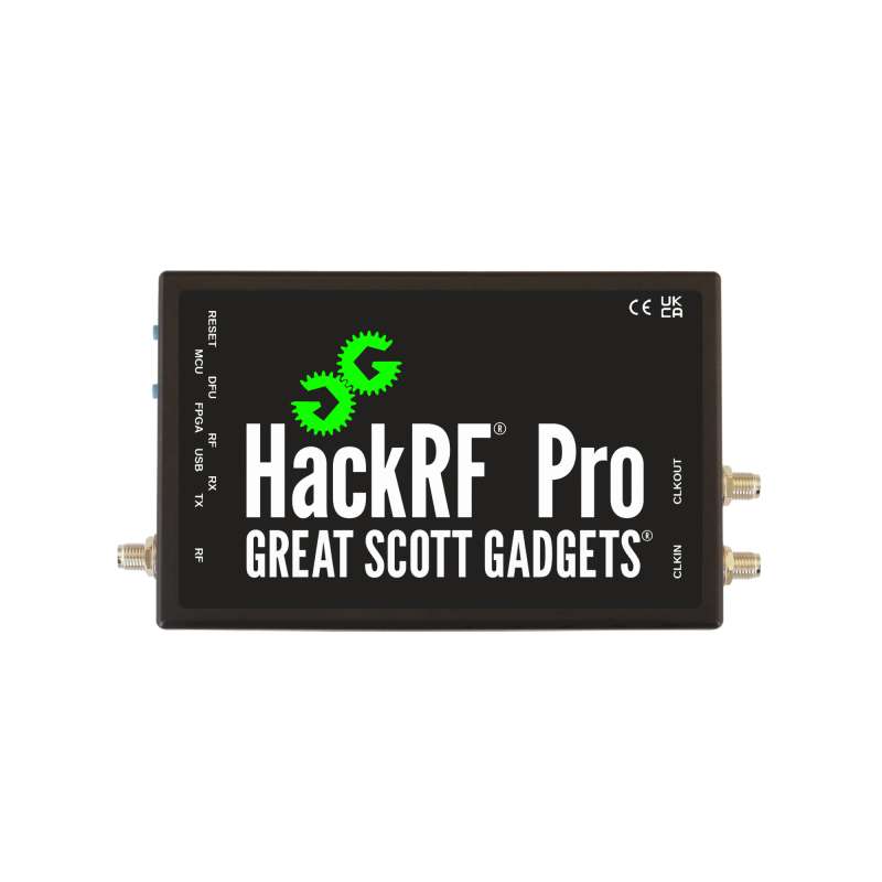 HackRF Pro Half-duplex transceiver, 100kHz to 6GHz, (8-bit I and 8-bit Q) Compatible with GNU Radio, SDR, and more HackRF Pro Half-duplex transceiver, 100kHz to 6GHz, (8-bit I and 8-bit Q) Compatible with GNU Radio, SDR, and more