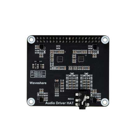 Audio Driver Board for RDK X3 Dev.Board, Playback/Recording, Stereo Encoding/Decoding (WS-23898)