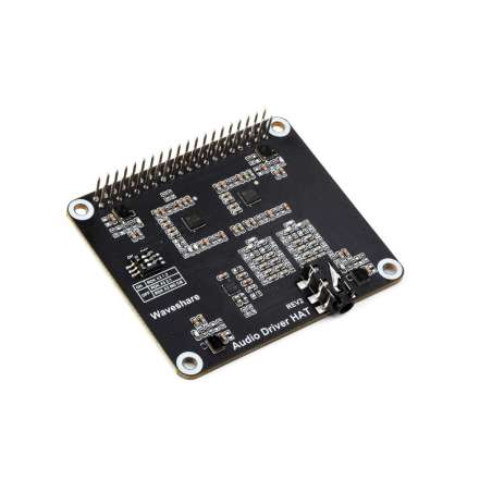 Audio Driver Board for RDK X3 Dev.Board, Playback/Recording, Stereo Encoding/Decoding (WS-23898)