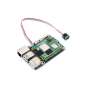 CM5 To Pi 5 Adapter Board For Raspberry Pi 5, Solution for Raspberry Pi 5, Audio Header, Connecting To Microphone (WS-32049)