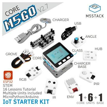 M5Stack M5GO IoT Starter Kit V2.7 (K006-V27)