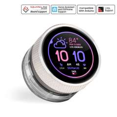 CrowPanel 1.28inch-HMI ESP32 Rotary Display 240x240 IPS Round Touch Knob Screen (DHE38128D)