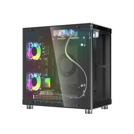 Mini PC Case With 1.3” OLED Screen For Jetson Orin Nano Case (MOA09001D ORIN)