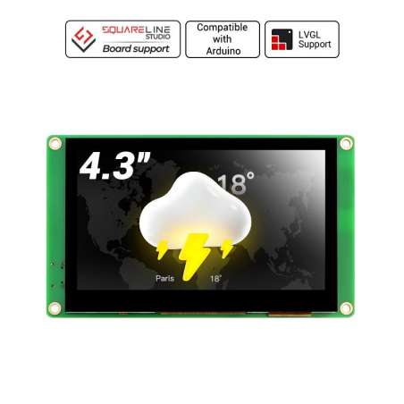 CrowPanel Pico Display-4.3 inch 320x240 HMI Module TFT LCD Touchscreen RP2040 (DIS01243P-1)