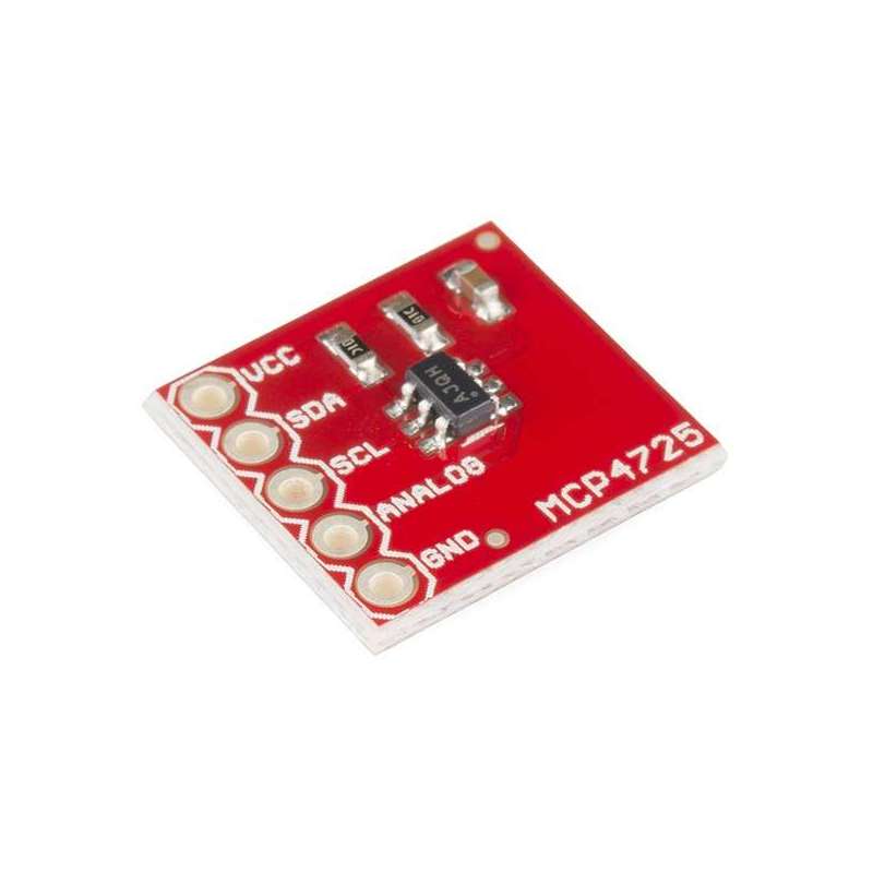 Breakout Board for MCP4725 I2C DAC (Sparkfun BOB-08736) Digital-to-Analog converter