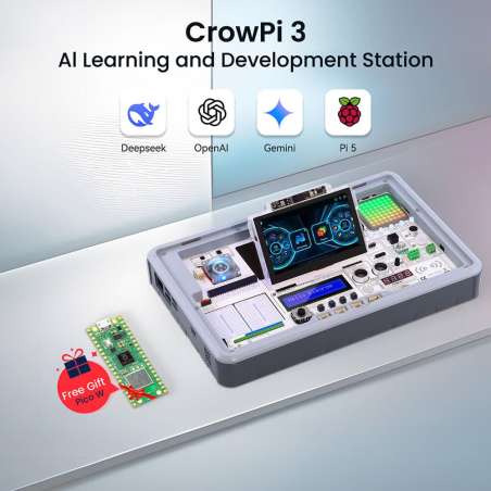 CrowPi 3 - Al Learning and Development Station-Advanced Kit with RPI5 8GB