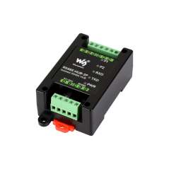 Industrial-grade Isolated 2-Ch RS485 Hub, Rail-mount Support, 2-ch RS485 Sub Ports Via 1-ch RS485 (WS-32157)
