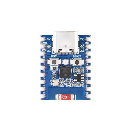 ESP32-H2 Mini Dev.Board, ESP32-H2FH4S Processor 96MHz, Built-in 4MB Flash, BLE/Zigbee (WS-32260)