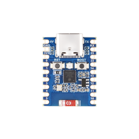 ESP32-H2 Mini Dev.Board, ESP32-H2FH4S Processor 96MHz, Built-in 4MB Flash, BLE/Zigbee (WS-32261)