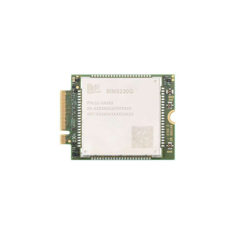 SIM8230G-M2 SIMCom Original RedCap Module Qualcomm Snapdragon X35, Adopts 3GPP 5G 17 Technology (WS-32178) SIM8230G-M2 SIMCom Original RedCap Module Qualcomm Snapdragon X35, Adopts 3GPP 5G 17 Technology (WS-32178)