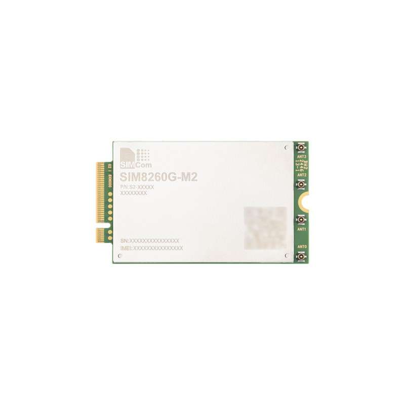 SIM8260G-M2 SIMCom Original 5G Sub-6G Module Qualcomm Snapdragon X62, Adopts 3GPP 5G Release (WS-32177) SIM8260G-M2 SIMCom Original 5G Sub-6G Module Qualcomm Snapdragon X62, Adopts 3GPP 5G Release (WS-32177)