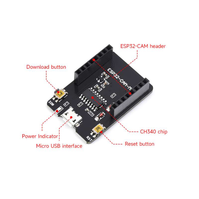 ESP32-CAM-MB Adapter