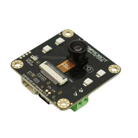 ESP32-S3 AI Camera Module, Edge Image Recognition, Night Vision, ChatGPT Voice Interaction (DFR1154)