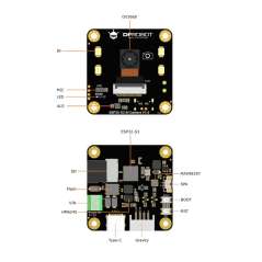ESP32-S3 AI Camera Module, Edge Image Recognition, Night Vision, ChatGPT Voice Interaction (DFR1154)