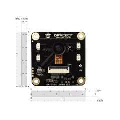 ESP32-S3 AI Camera Module, Edge Image Recognition, Night Vision, ChatGPT Voice Interaction (DFR1154)