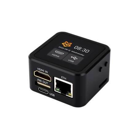 Luckfox PicoKVM Lightweight IP KVM Remote Management Tool, 1920×1080@60fps HDMI Input, HID (WS-30583) case