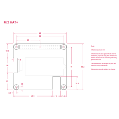 RASPBERRY PI M.2 HAT+ (COMPACT)
