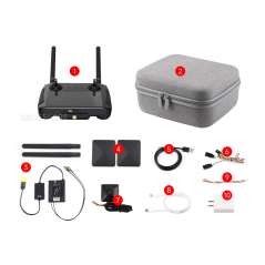 EyeLink-RC-S1 Enterprise Edition Lightweight Handheld Ground Station, 5.5inch 1080P Display, External HD Camera (WS-31986)