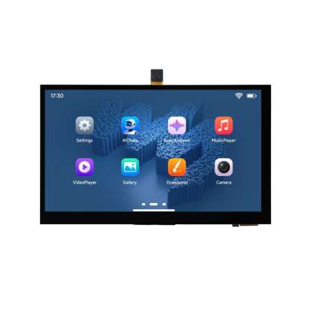 ESP32-P4-WIFI6 7inch 5-Point Touch Display Dev.Board, ESP32-P4+ESP32-C6, 1024×600 WiFi6/BT5(LE) OV5647 Camera (WS-32511)