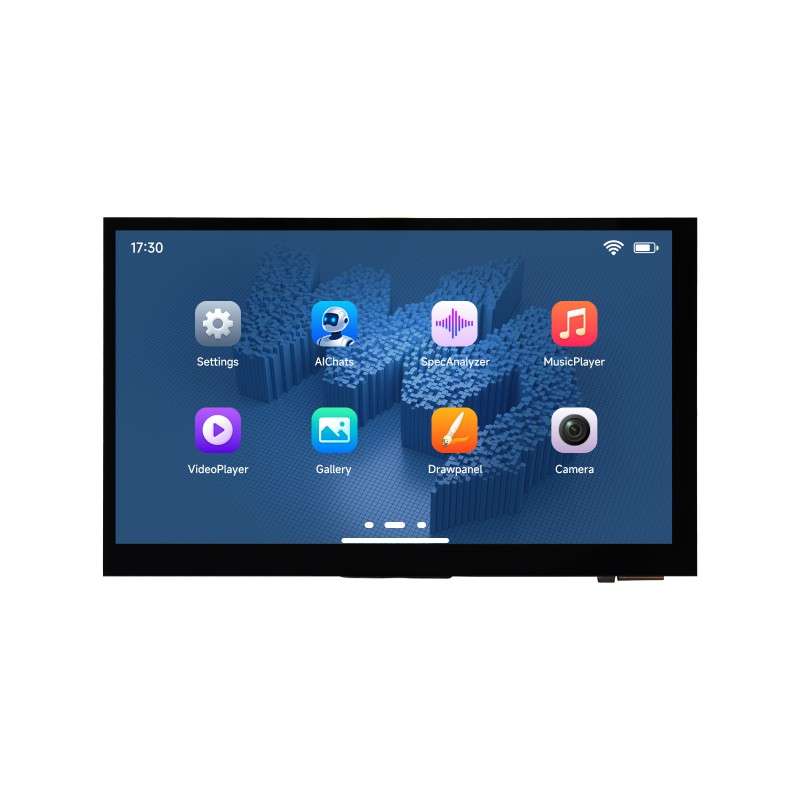 ESP32-P4-WIFI6 7inch 5-Point Touch Display Dev.Board, ESP32-P4+ESP32-C6, 1024×600 WiFi6/BT5(LE) (WS-32510) ESP32-P4-WIFI6 7inch 5-Point Touch Display Dev.Board, ESP32-P4+ESP32-C6, 1024×600 WiFi6/BT5(LE) (WS-32510)