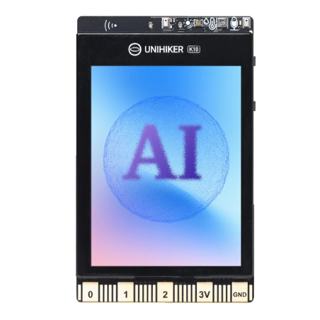 UNIHIKER K10 AI Coding Board for K12 STEM & Beginner (Computer Vision, Offline Voice Recognition, TinyML) DFR0992-EN