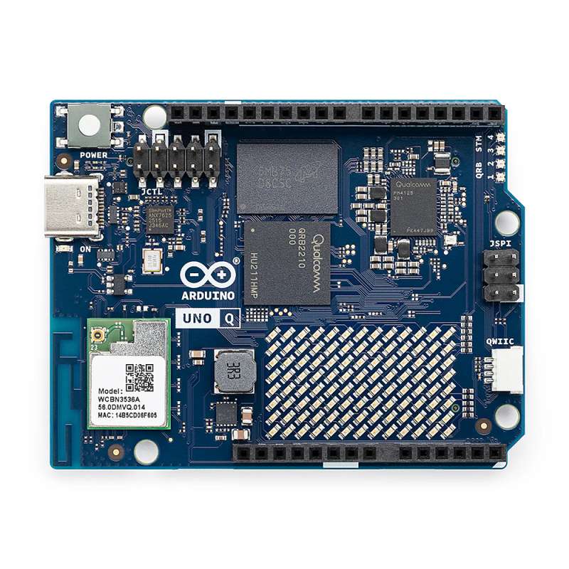Arduino UNO Q - Linux Debian-capable Qualcomm  Dragonwing QRB2210(ABX00162) 7630049205673