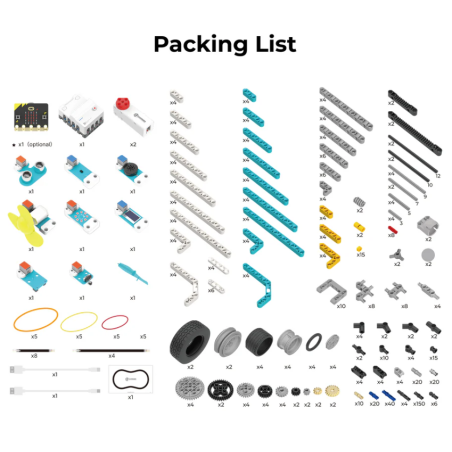 ELECFREAKS micro:bit Nezha Pro AI Mechanical Power Kit (EF08437)