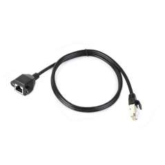 RJ45 Ethernet Extension Cable, Nickel-plated Iron Shell Protection, Effective Interference Shielding, Flexible Jacket (WS-32499)