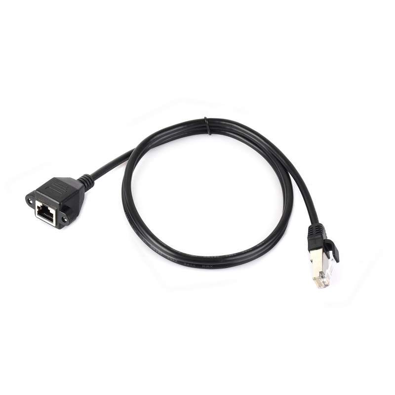 RJ45 Ethernet Extension Cable, Nickel-plated Iron Shell Protection, Effective Interference Shielding, Flexible Jacket (WS-32499) RJ45 Ethernet Extension Cable, Nickel-plated Iron Shell Protection, Effective Interference Shielding, Flexible Jacket (WS-32499)