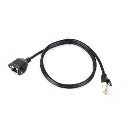 RJ45 Ethernet Extension Cable, Nickel-plated Iron Shell Protection, Effective Interference Shielding, Flexible Jacket (WS-32499)