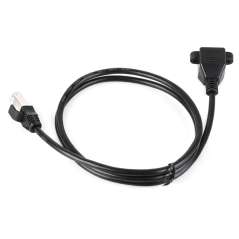 RJ45 Ethernet Extension Cable, Nickel-plated Iron Shell Protection, Effective Interference Shielding, Flexible Jacket (WS-32499)