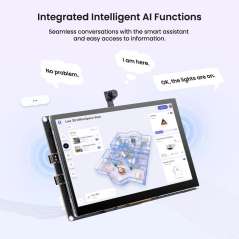 CrowPanel Advanced 7inch ESP32-P4 HMI AI Display 1024x600 IPS Touch Screen WiFi 6 Compatible with Arduino/LVGL-Without Camera
