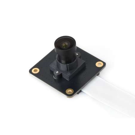 IMX296 1.6MP M12 Mono Camera, Global Shutter, Supports Raspberry Pi Series Boards (WS-32427)