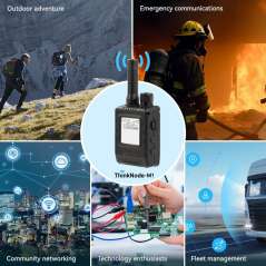 ThinkNode M1 Walkie-Talkie LoRa Signal Transceiver, 1.54inch EPD, GPS, nRF52840-868 MHz (ER-CIL14301D)